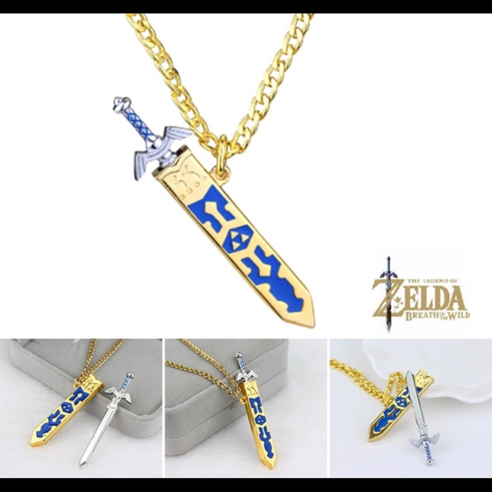 Master sword Zelda necklace
